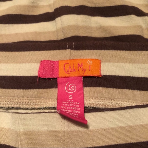 Catch My i Size: Small Brown, Tan & Cream Skirt - Picture 4 of 4